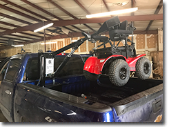 Custom heavy duty lift for oversized electric mobility devices